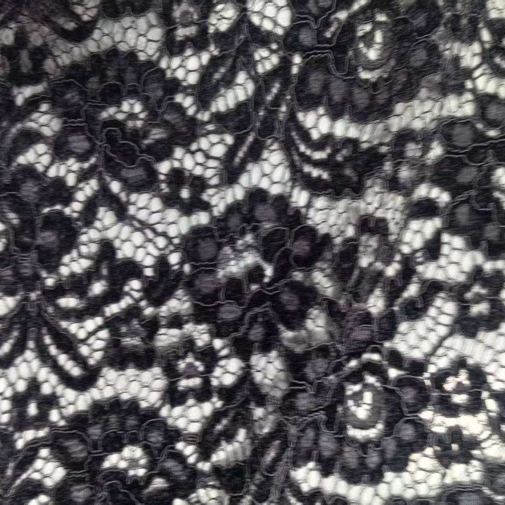 Big Floral Dyed Polyester Knitted Fabric – Five Point Fabric Co.,