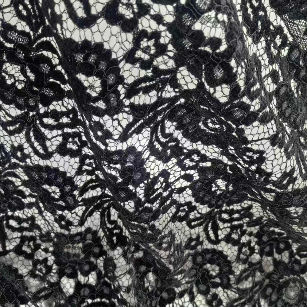 Big Floral Dyed Polyester Knitted Fabric – Five Point Fabric Co.,