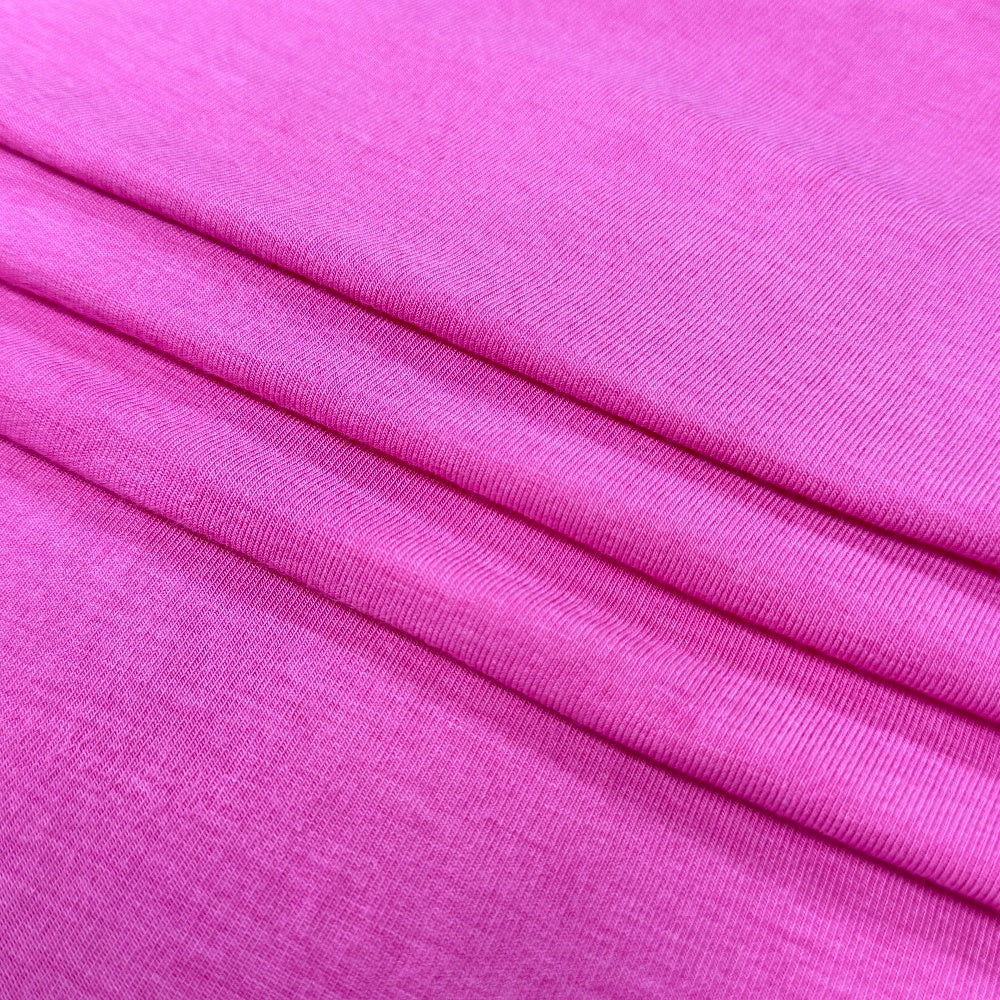 Solid-Color Rayon, Polyester and Spandex Knitted Fabric – Five Point ...