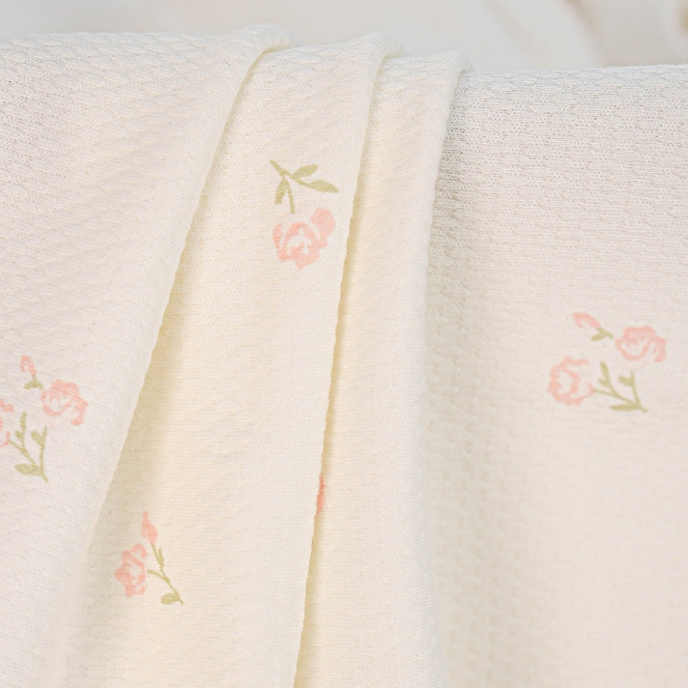 Pointed Material Cotton-Spandex Knitted Jacquard Fabric – Five Point Fabric Co.,