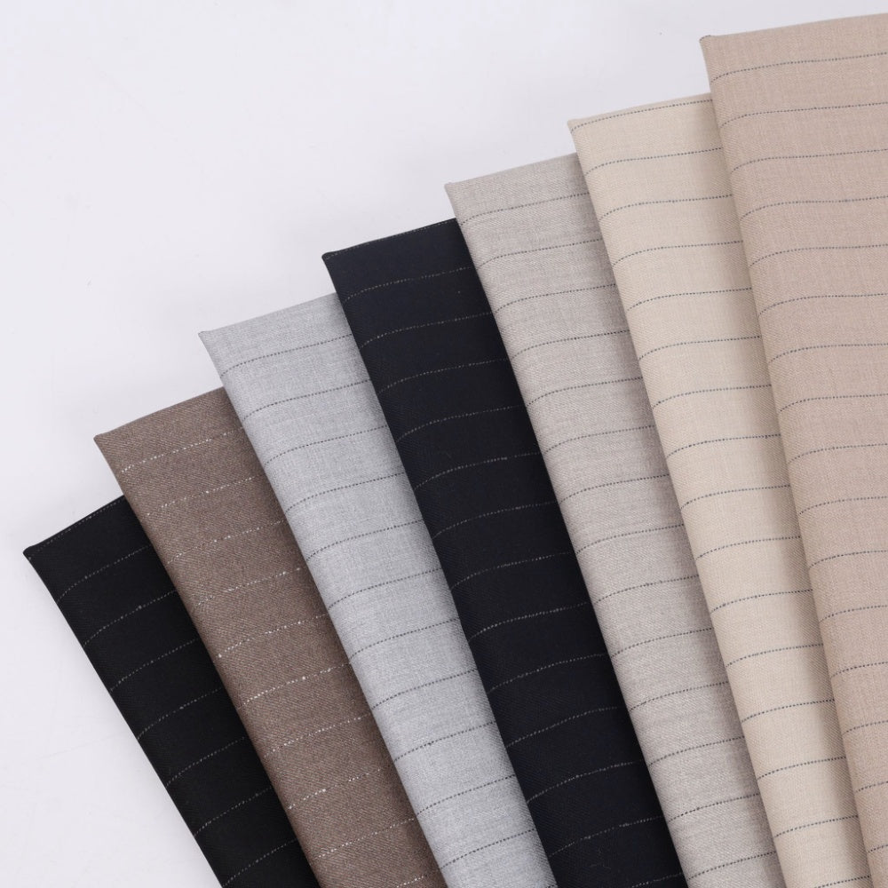 Colored Spun Yarn Stripe Fabric | 310 gsm – Five Point Fabric Co.,