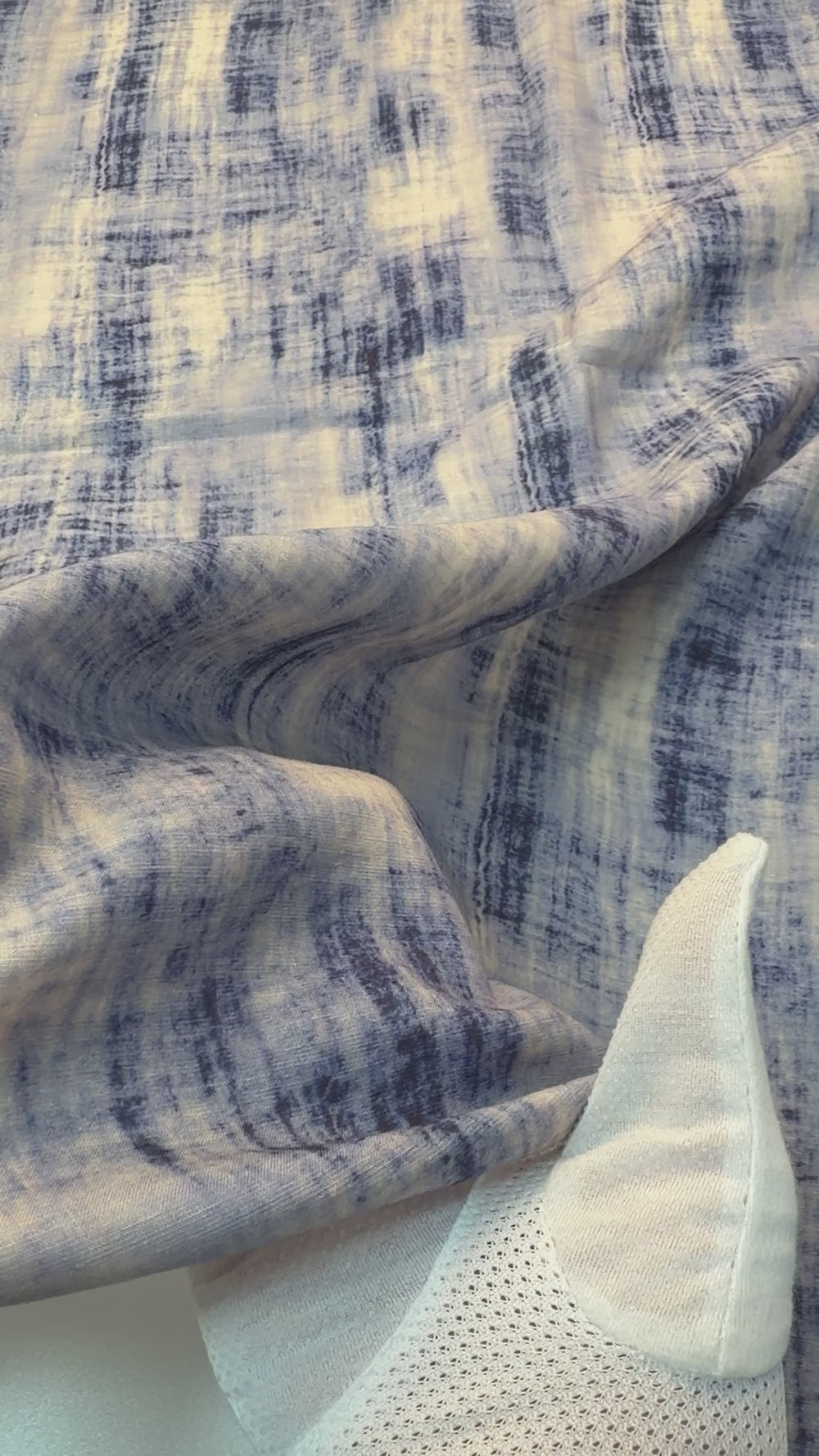Lyocell Linen Rayon Digital Print Fabric – Five Point Fabric Co.,